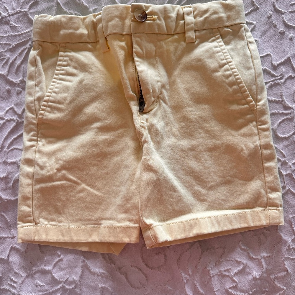 4t Vineyard Vines Yellow Chino Shorts